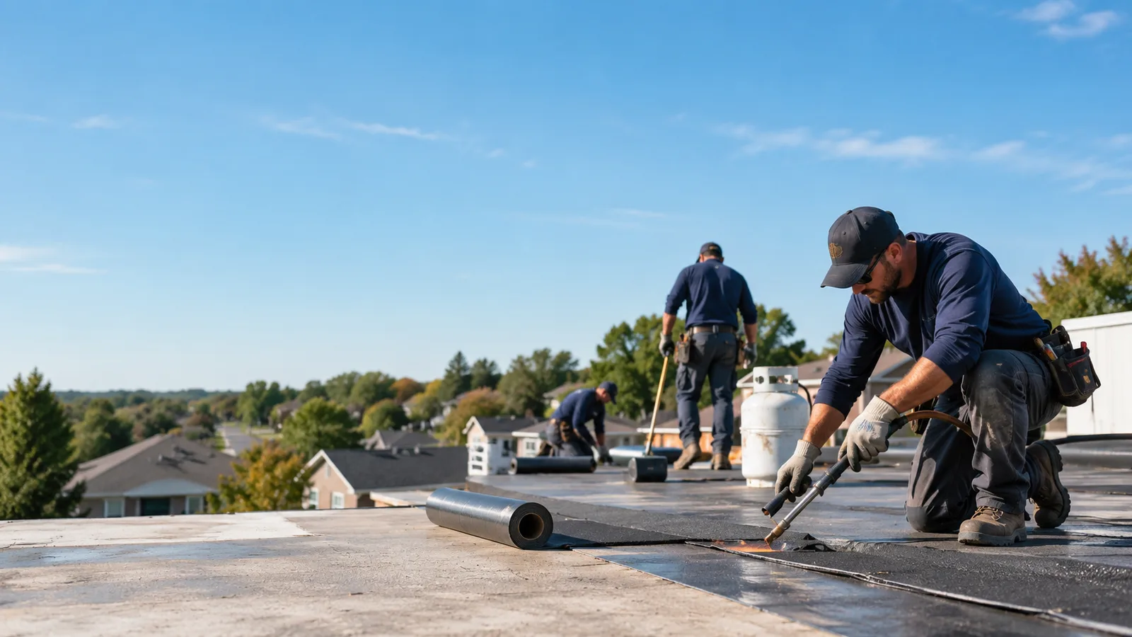 Flat Roof Leak Repair providers in Evangeline, LA